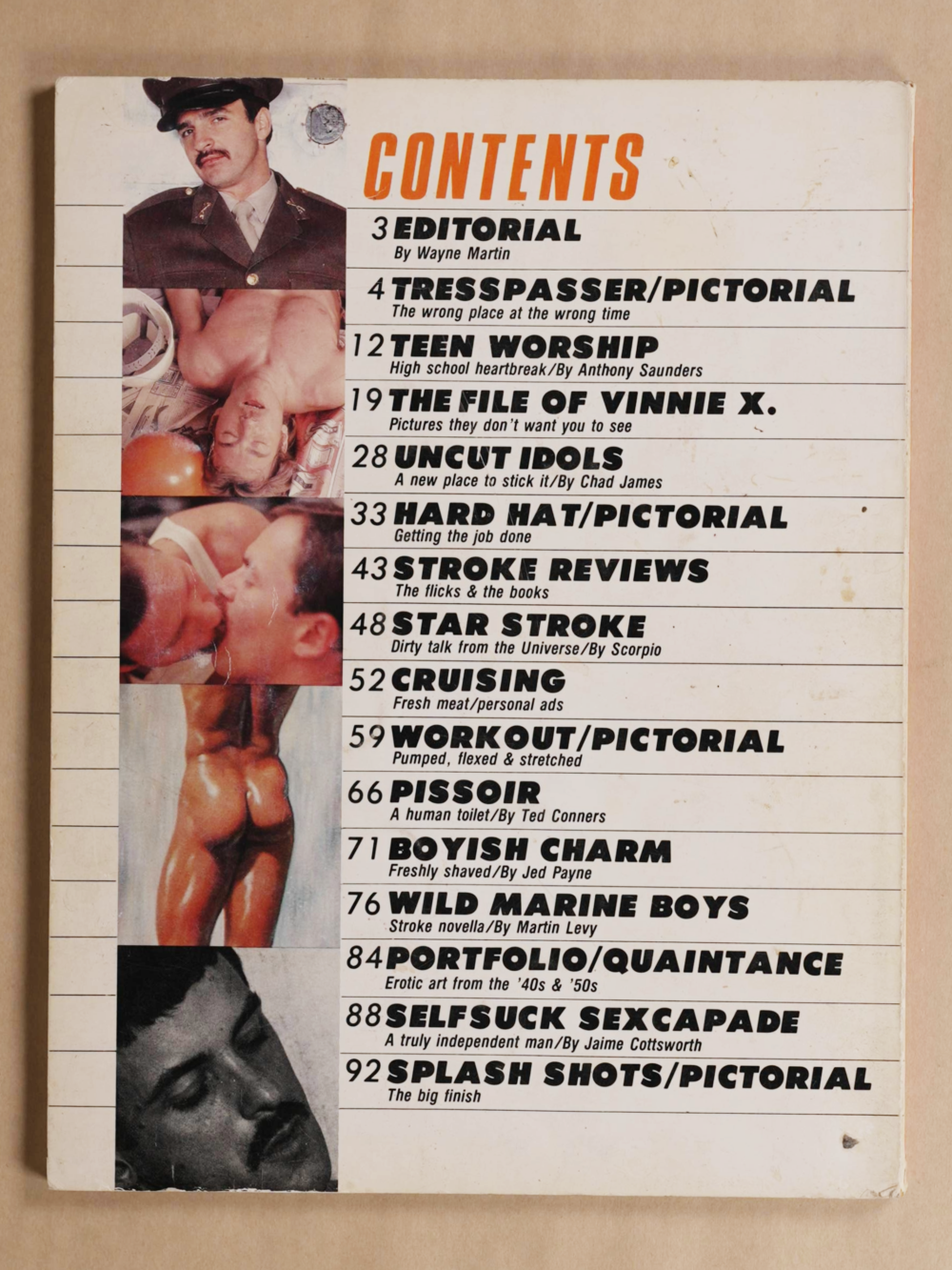STROKE (VOL. 1 NO. 1) PREMIERE ISSUE 1981