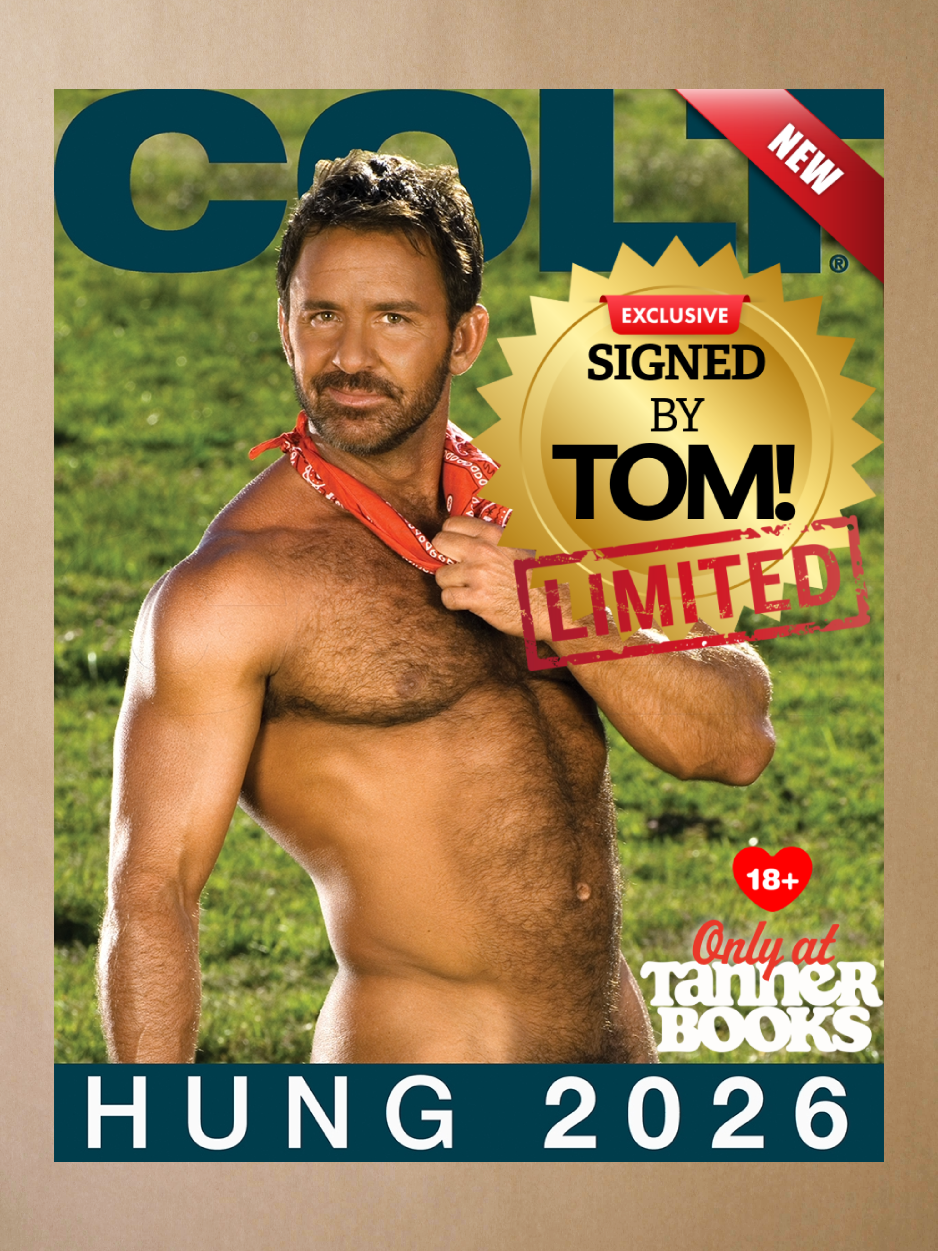 2026 HUNG CALENDAR | COLT STUDIOS (AUTOGRAPHED)